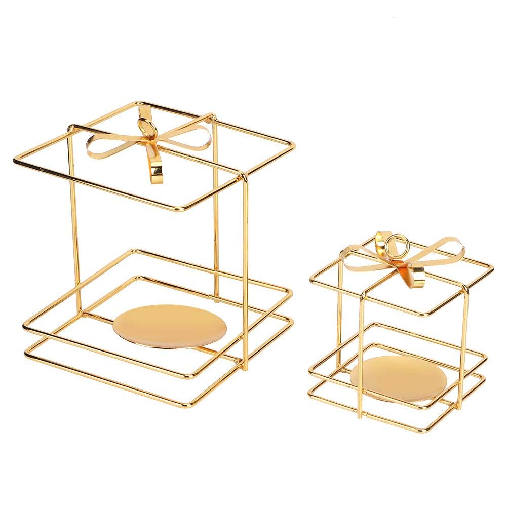 2Pcs Elegant Gold Tealight Holders - European Style Candle Holders for Home Decor, Wedding, Party, Dining Table Centerpiece & Romantic Ambiance