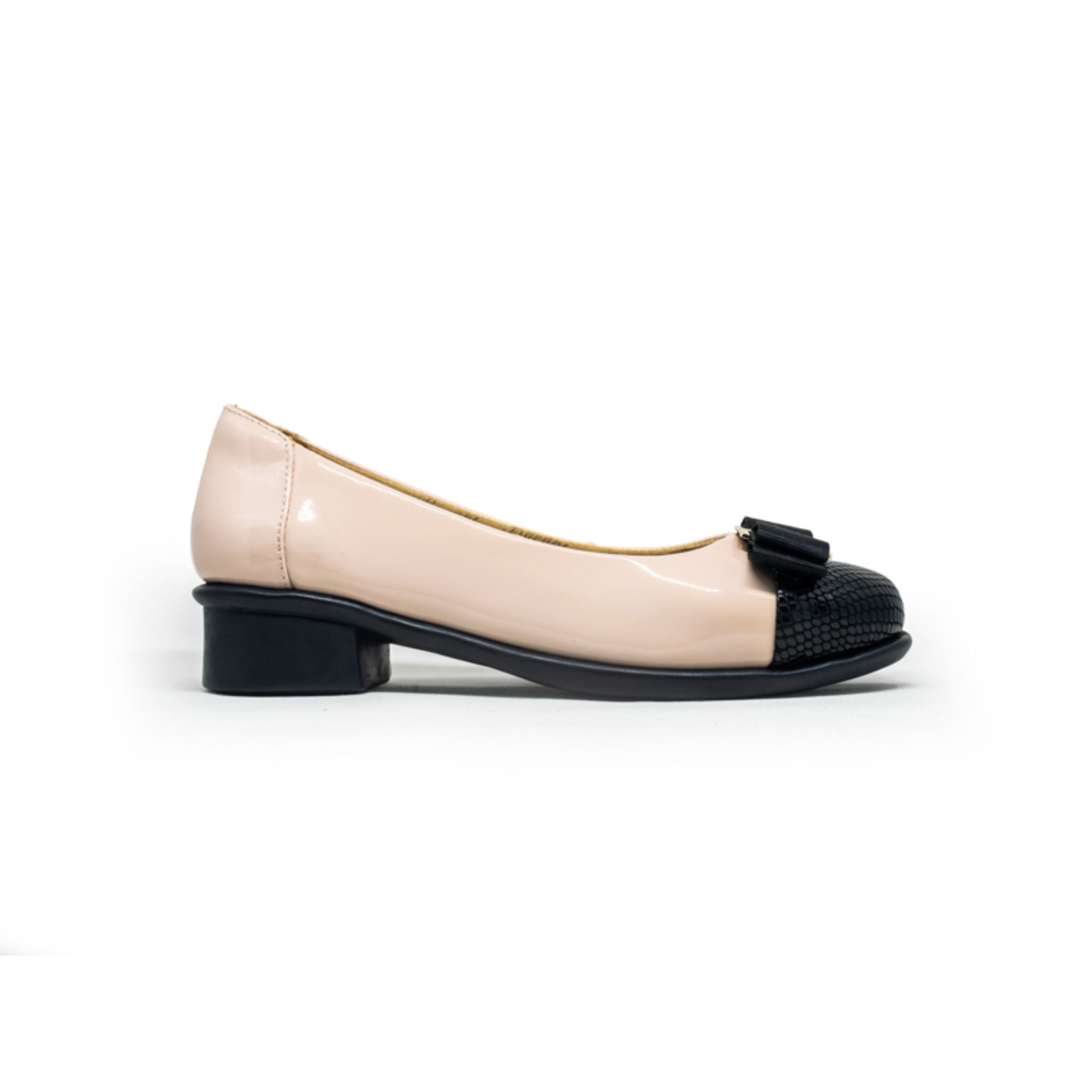 Barani Women's Genuine Leather Heeled Pumps - Comfortable Nude Dress Shoes for Work, Party & Wedding (Style 8901-52) | Perfect for Office, Evening Events & Special Occasions