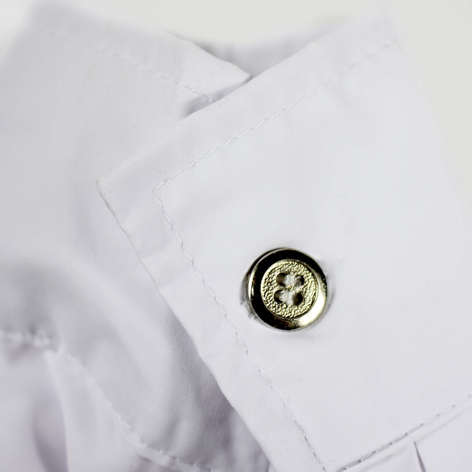 Men's Casual Long Sleeve Button Down Shirt with Pocket - Comfortable Office Wear & Dance Costume for Parties & Performances