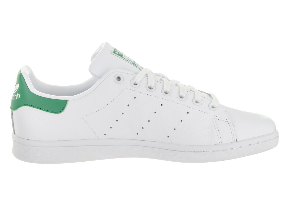 adidas Stan Smith Men's Sneakers White/Green - Size 8.5 | Classic Comfortable Tennis Shoes for Casual Wear, Gym & Street Style Fashion