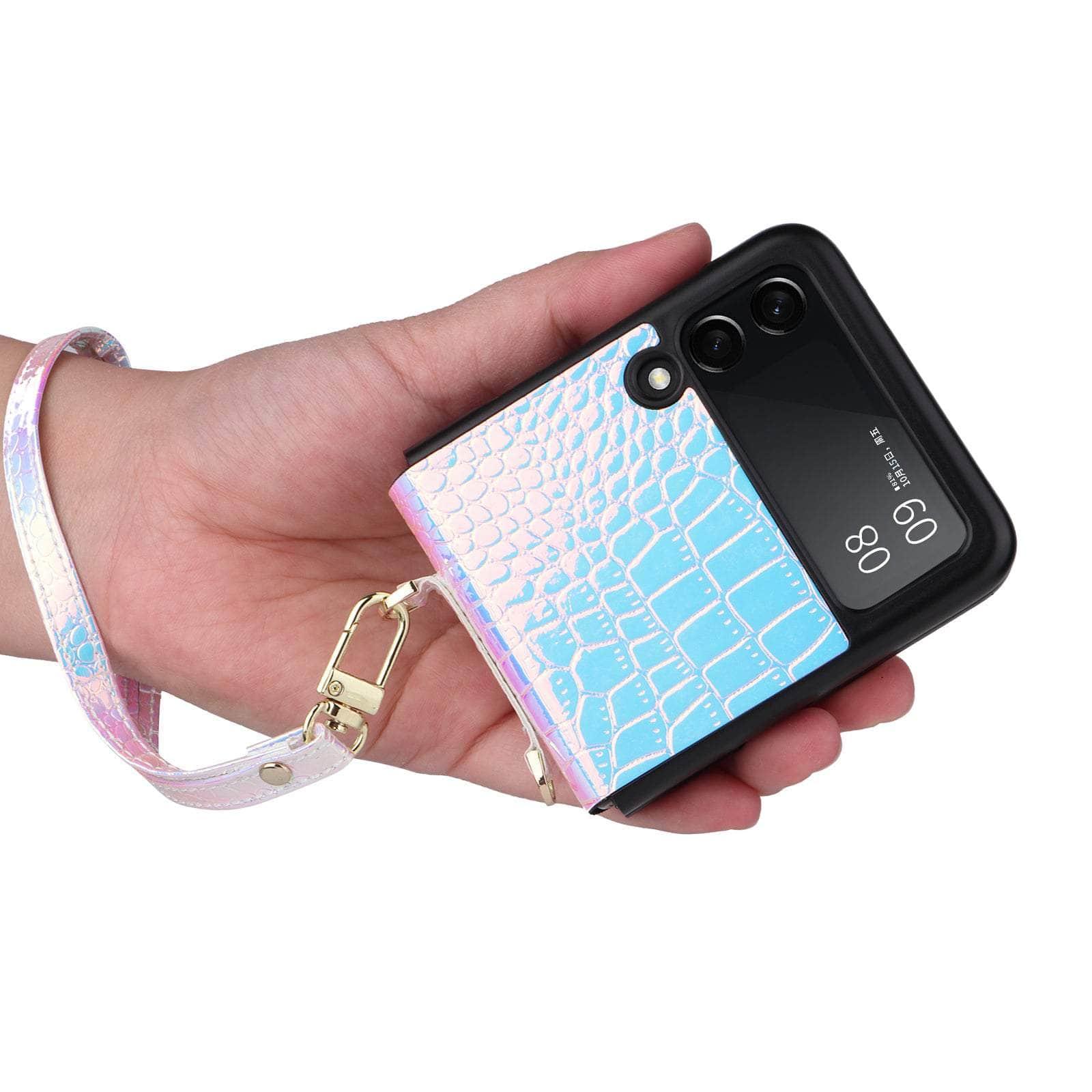 Luxury Bling Shockproof Phone Case for Samsung Galaxy Z Flip 3 - Stylish Protective Cover for Everyday Use & Special Occasions