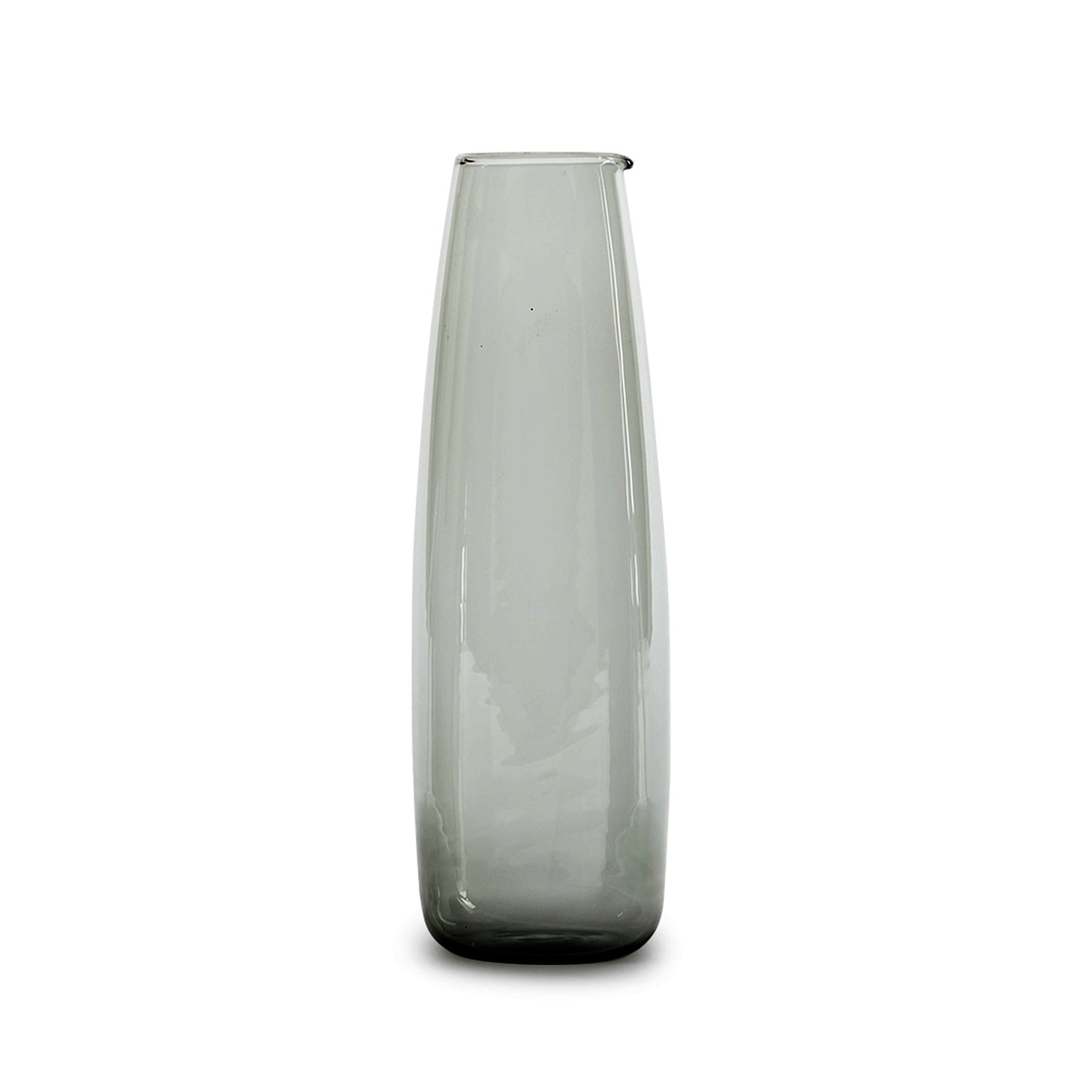 Luisa 1L Glass Carafe with Elegant Fog Finish - Perfect for Serving Water, Juice & Wine at Dinner Parties & Home Decor