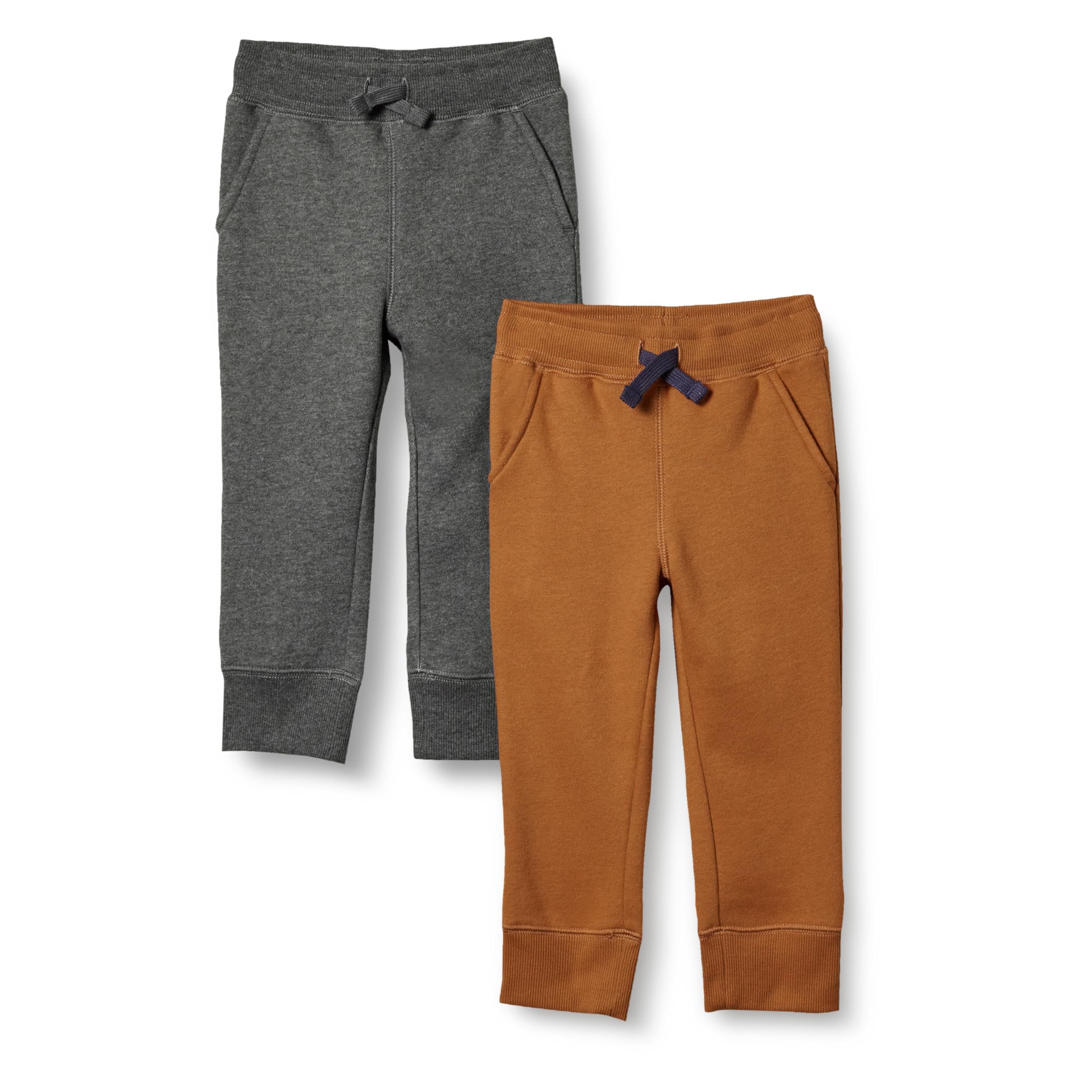 Amazon Essentials Boys and Toddlers' Fleece Jogger Sweatpants - Soft & Comfortable Multipack for Playtime, School & Everyday Wear (2-Pack, 3-Pack, 5-Pack Options) - Perfect for Winter, Lounge & Outdoor Activities