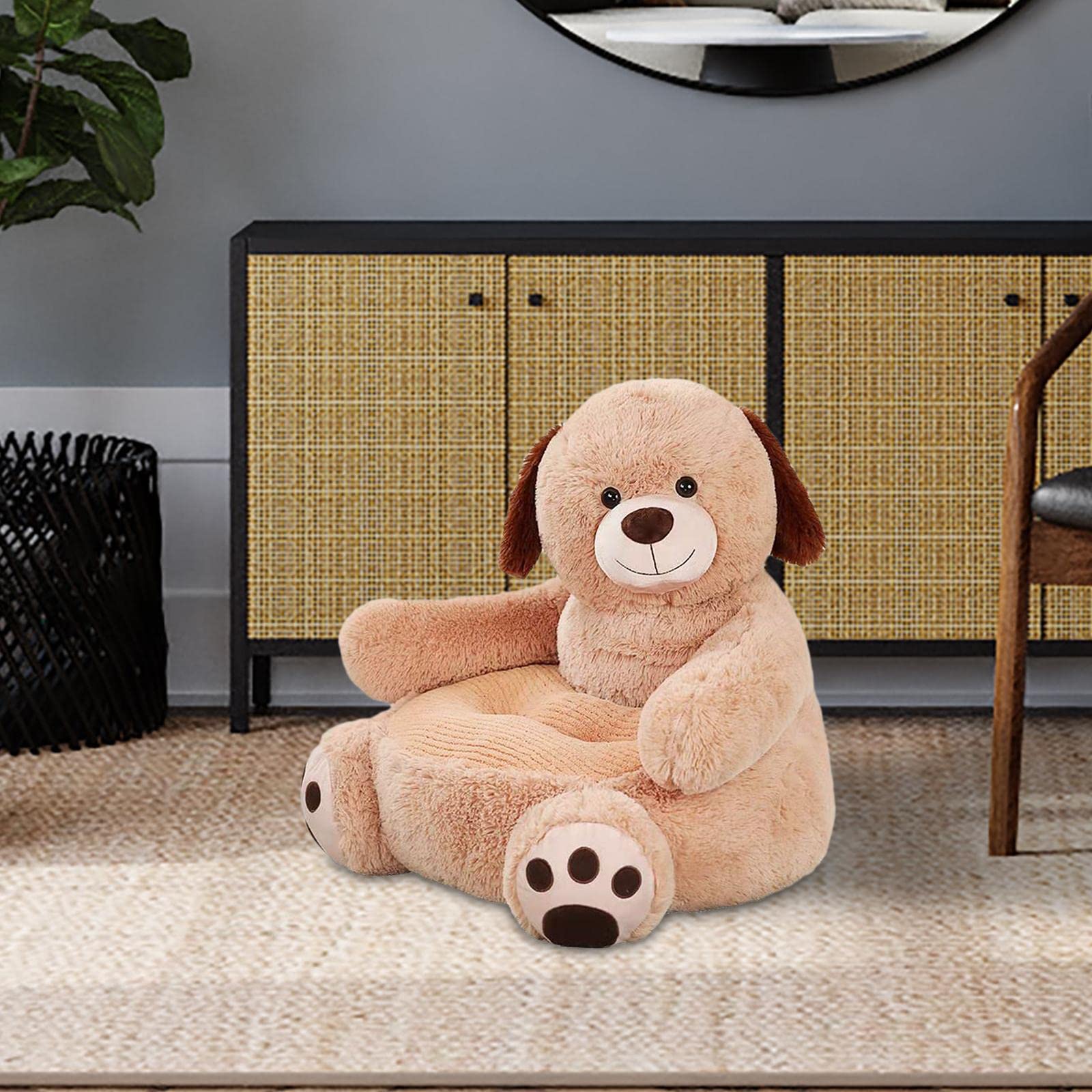 **Soft Plush Cartoon Kids Sofa Chair 19x19x17.7 Inch - Premium Comfort for Home, Nursery, Playroom & Pet-Friendly - Perfect for Reading, Relaxing & Decor**