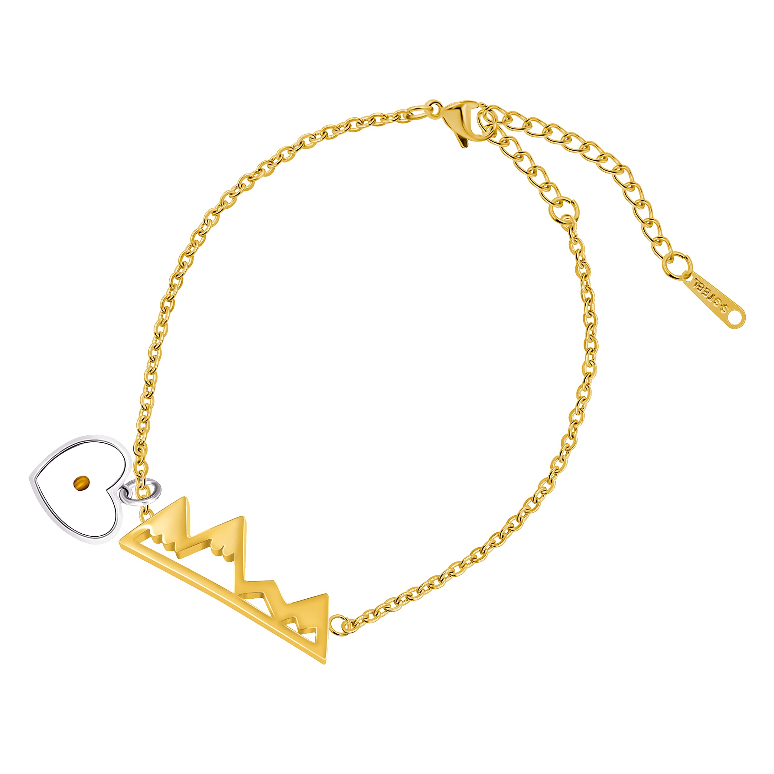 Uloveido Mustard Seed Pendant Necklace - Stainless Steel Mountain Range Jewelry for Women, Nature-Inspired Minimalist Necklace Y634 | Perfect for Hiking, Outdoor Adventures & Everyday Wear