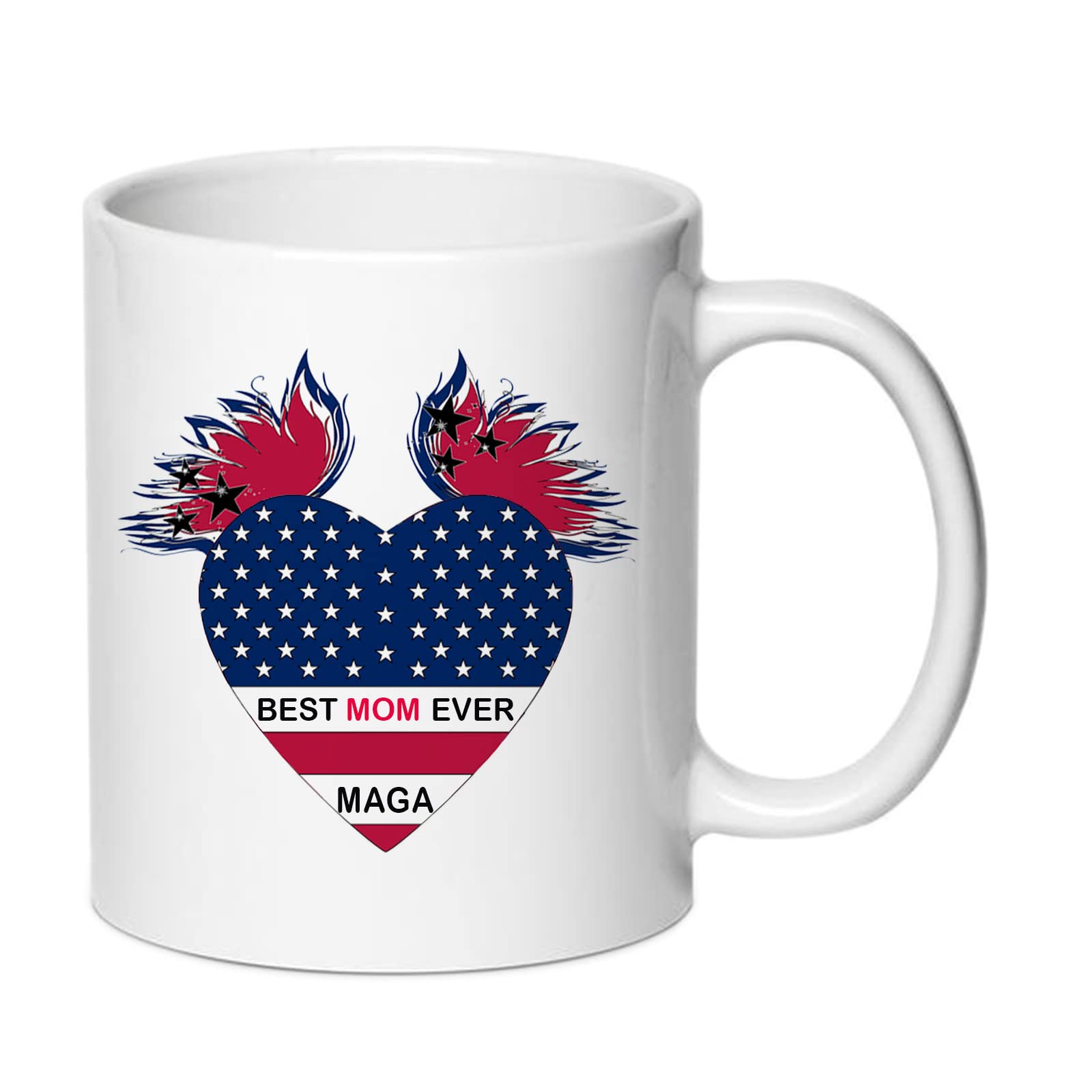 Funny Mom Coffee Mug - 11 Oz Novelty Gift for Mother's Day, Birthday & Christmas - Great Mom Gag Gift from Daughter/Son/Husband - Perfect for Morning Coffee & Prank Surprises (MOM)