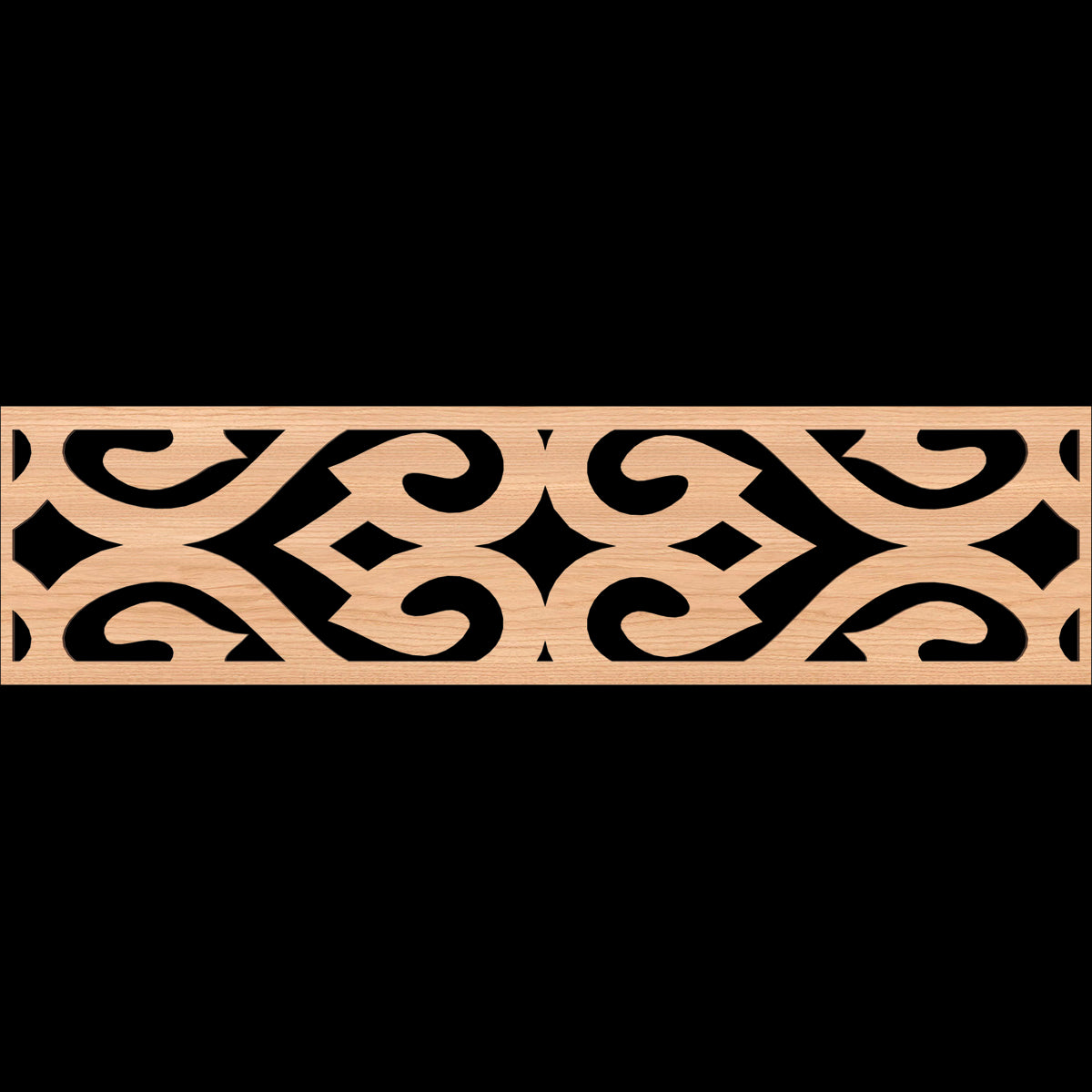 Keene Fretwork Moulding - Decorative Wood Trim for Home & Furniture | Perfect for DIY Projects, Wall Paneling, and Cabinet Accents