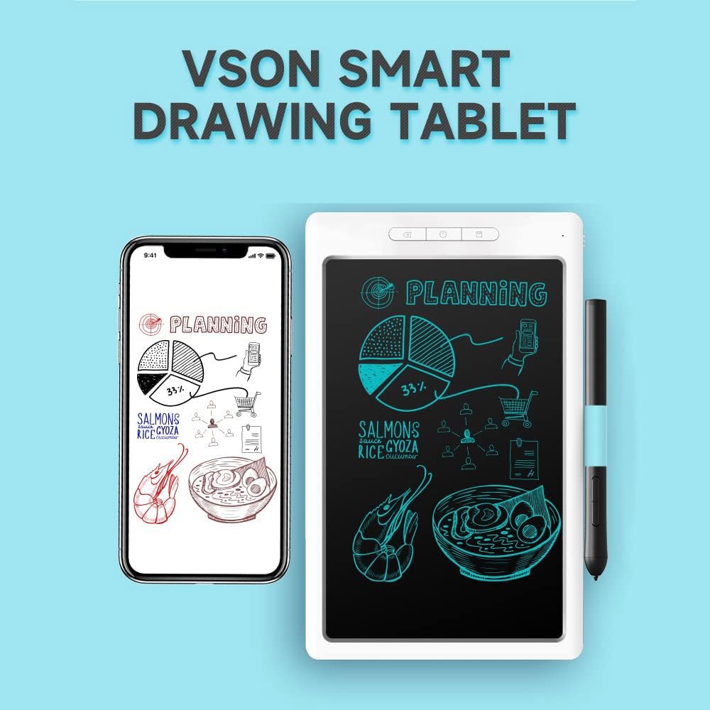 UHGFIMP 10x6 Inch Digital Drawing Tablet with 8192 Pressure Sensitivity - Graphic Pen Tablet for Artists, Designers & Students - Perfect for Sketching, Note-Taking & Online Teaching