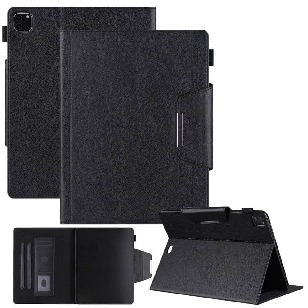 Premium Genuine Leather iPad Air 4 Case (2020 Model) - Slim Protective Cover with Auto Sleep/Wake - Perfect for Business Professionals & Office Use