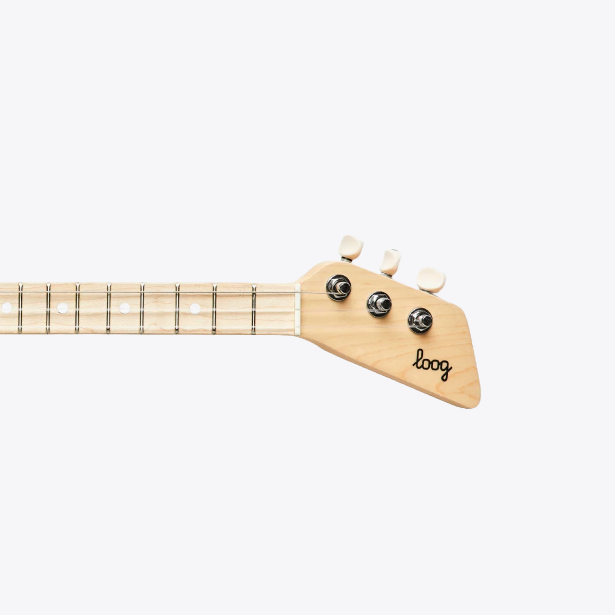 Loog Mini Acoustic Guitar for Kids - 3-String Beginner Guitar, Black | Perfect for Children's Music Lessons, Birthday Gifts & Early Learning