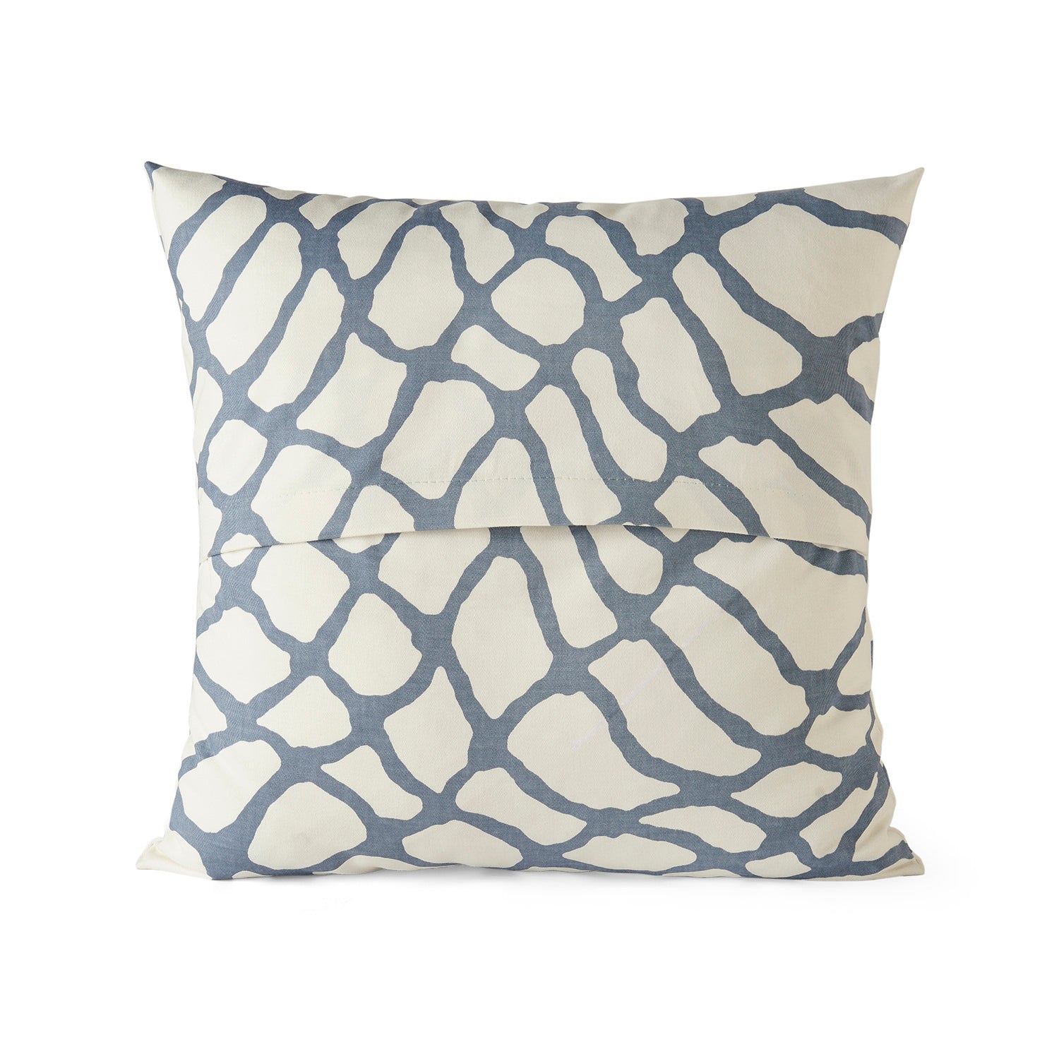 Ellis Blue Geometric Printed Cotton Cushion Covers (Set of 2) - Soft Decorative Pillow Cases for Sofa, Bed, and Living Room Decor