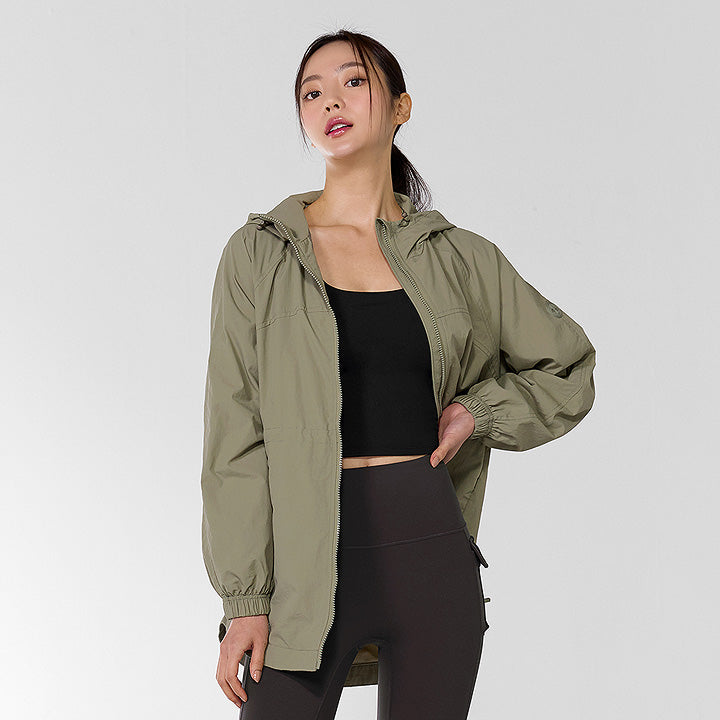 Lightweight Hooded Windbreaker Jacket for Men & Women - Waterproof Outdoor Running Hiking Travel Windbreaker with Drawstring Hood - Perfect for Jogging, Camping & Spring Fashion