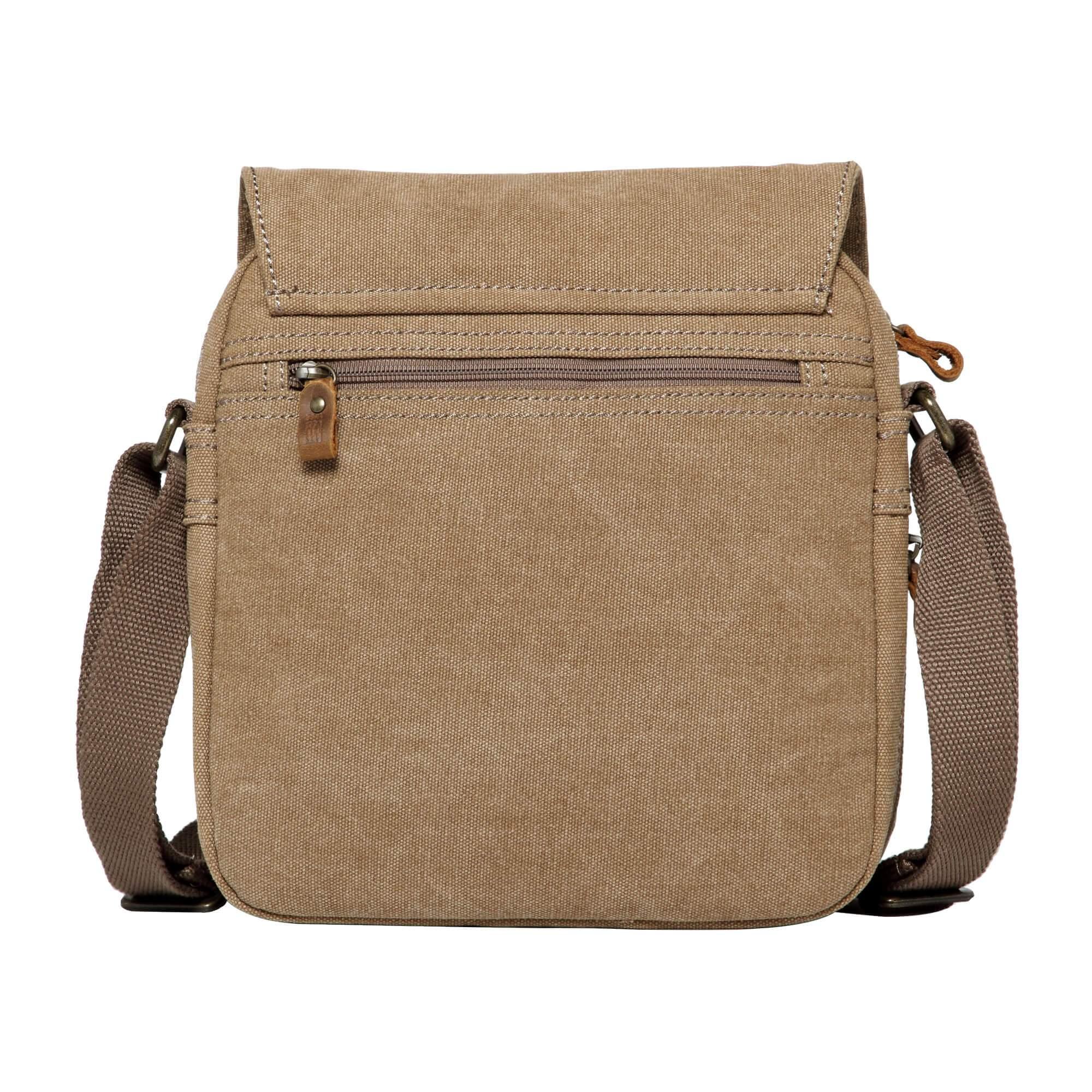 Troop London Classic Canvas Crossbody Bag for Men & Women - Stylish & Durable Shoulder Bag for Travel, Work & Everyday Use