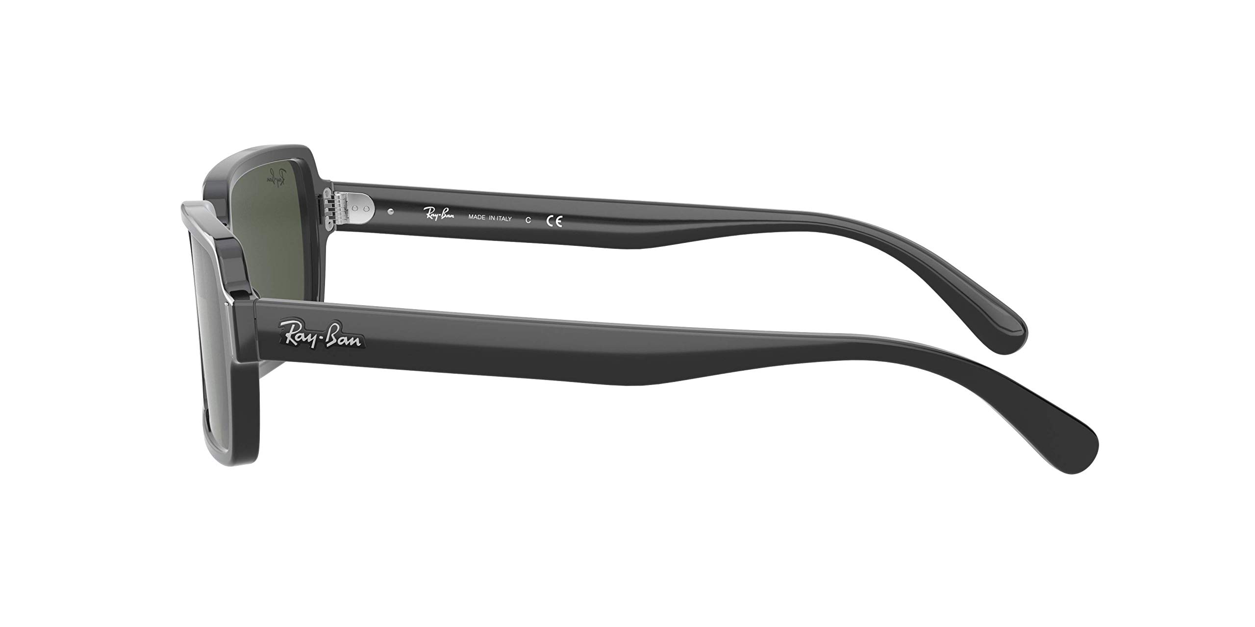 Ray-Ban RB2189 Benji Rectangular Polarized Sunglasses for Men & Women - UV Protection, Classic Style - Perfect for Driving, Beach & Outdoor Activities