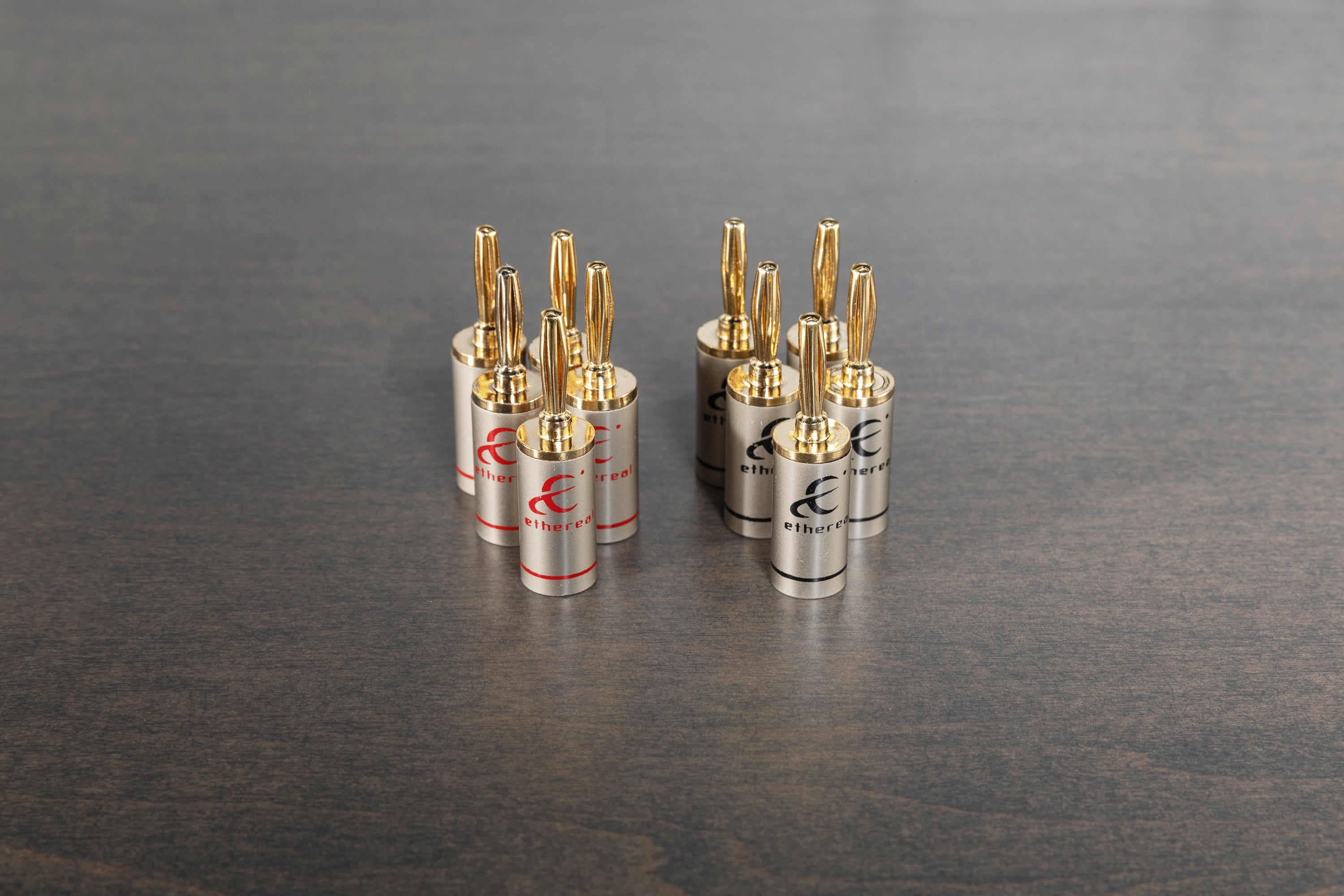 10 Pack Large Banana Plugs with Female Connectors - Perfect for Speaker Wires, Test Leads & DIY Electronics Projects