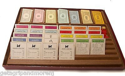 Vintage MONOPOLY Parker Brothers Real Estate Trading Board Game 1964 Edition - Classic Family Game Night Entertainment - Great Condition for Collectors & Game Lovers - Perfect for Parties, Family Gatherings & Nostalgic Fun