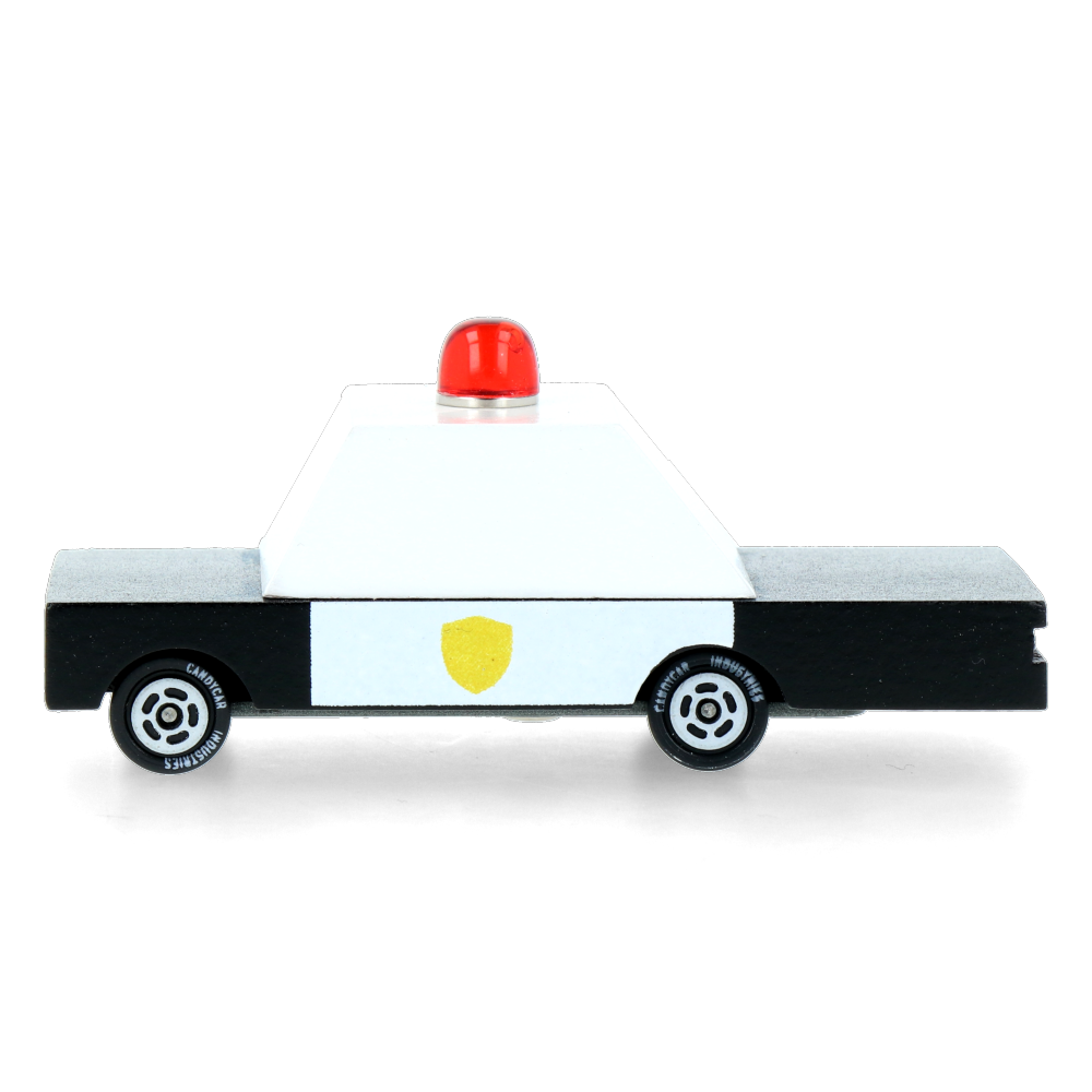 CandyCars Toy Police Car for Kids - Realistic Light & Sound, Die-Cast Metal Vehicle - Perfect for Playtime, Collecting & Gifts