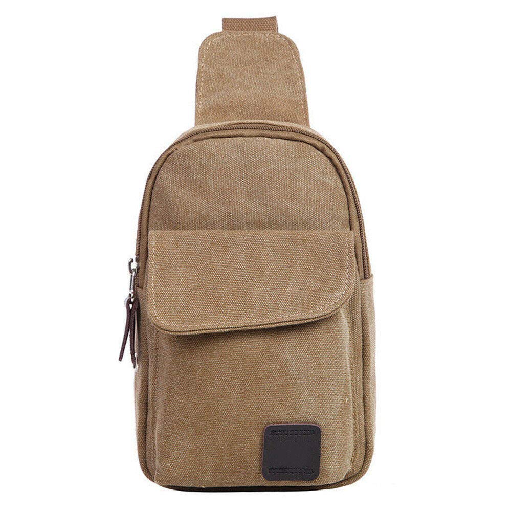 Canvas Sling Backpack - Travel Hiking Daypack for Men & Women | Outdoor & Commute