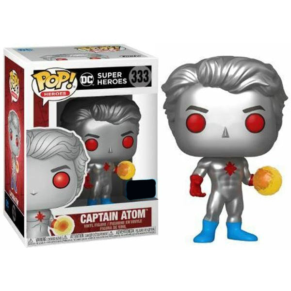 DC Super Heroes Pop! Vinyl Figure - Captain Atom Collectible [333] - Perfect for Comic Book Fans, Office Desk Decor & Gift for Superhero Lovers