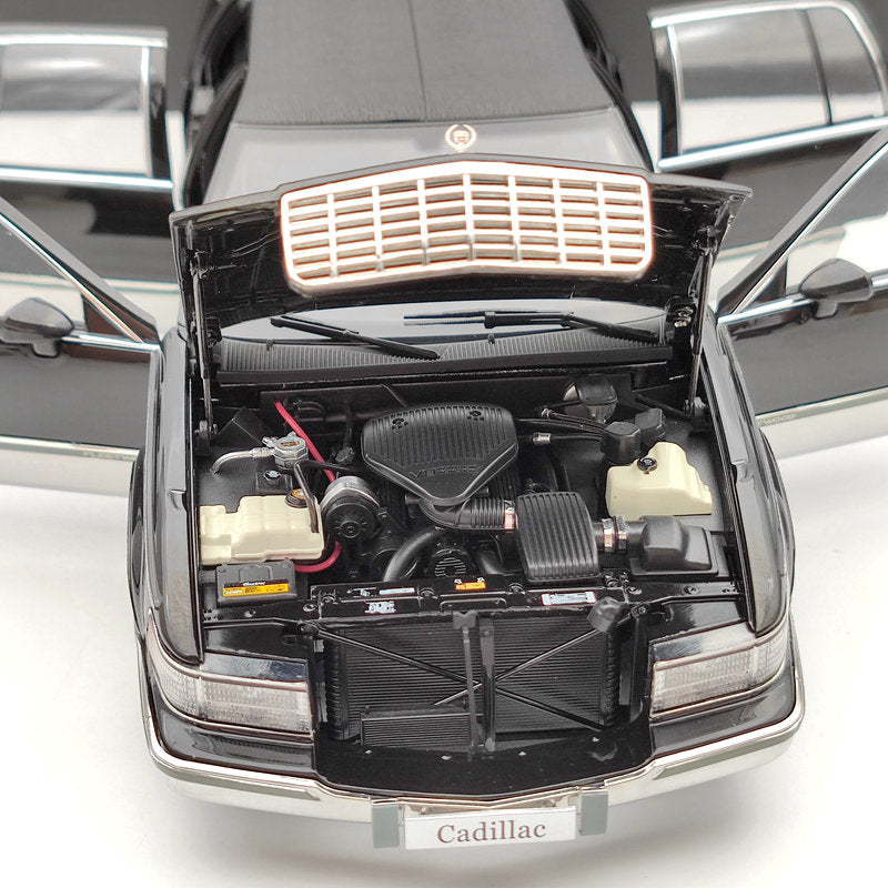1993 Cadillac Fleetwood Sedan 1:18 Scale Diecast Model Car - Black Collectible Edition | Perfect for Car Enthusiasts, Display Cases & Gift Giving