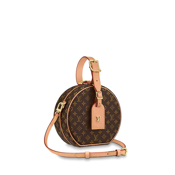 Louis Vuitton Petite Boite Chapeau Monogram Handbag - Luxury Crossbody Bag for Women - Perfect for Date Night, Parties & Travel Accessories