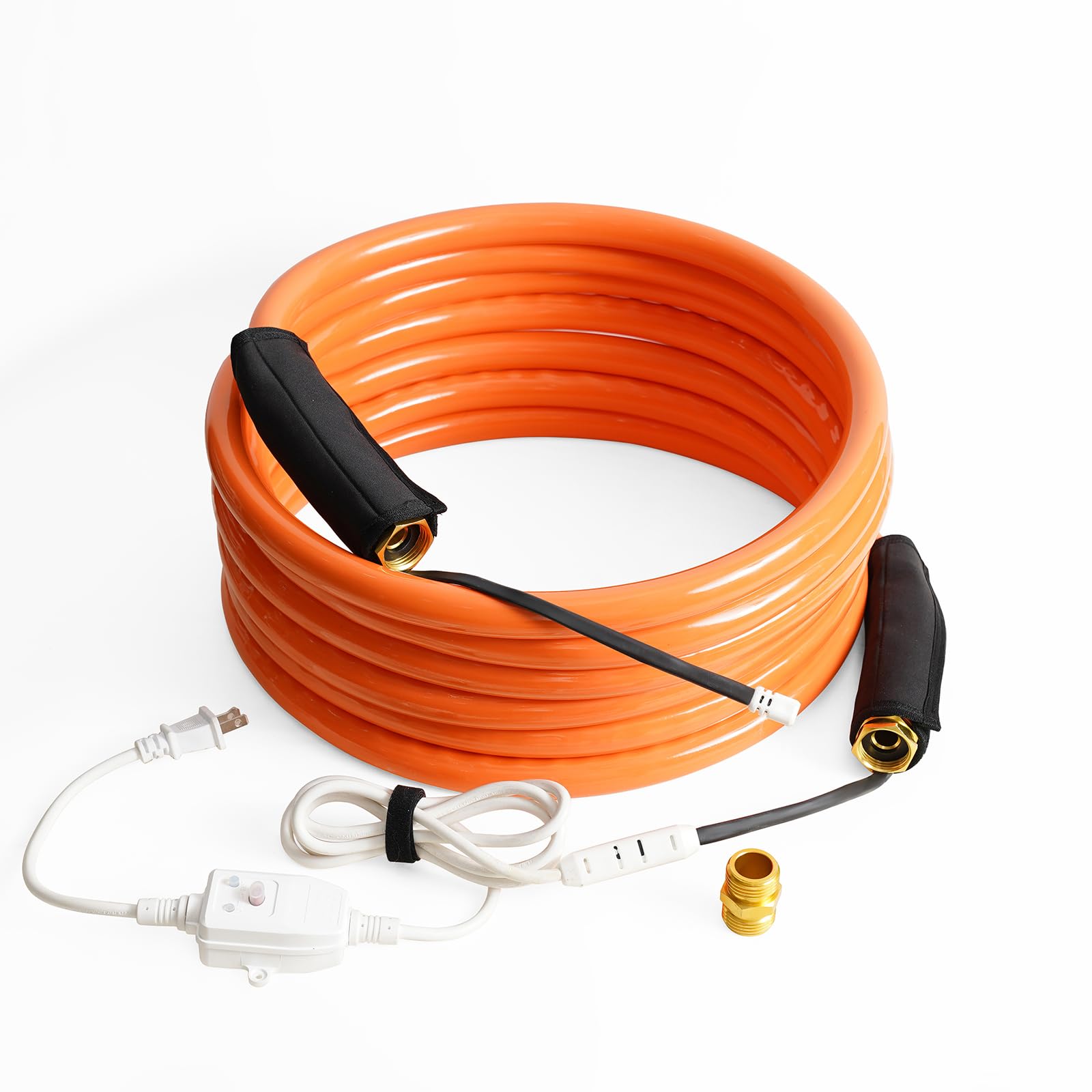 25FT Heated Water Hose for RV with GFCI Protection - Freeze Proof to -20℉ - Heated Drinking Water Hose for RV, Camper, Home & Garden - Perfect for Winter Camping, Outdoor Water Supply & Pet Care