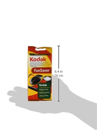 Kodak Disposable Camera 1 Pack of 10 - Single Use Film Camera for Travel, Parties & Weddings - Vintage Style 35mm Point and Shoot Camera with Flash