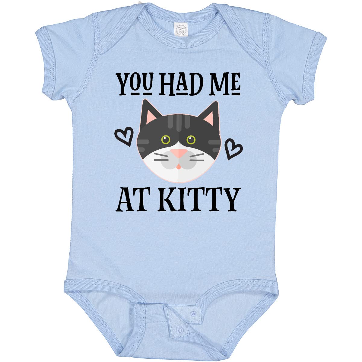 Inktastic Adorable Kitty Cat Baby Kitten Onesie - Soft Cotton Infant Bodysuit for Newborns & Toddlers - Perfect for Playtime, Photo Shoots & Everyday Wear