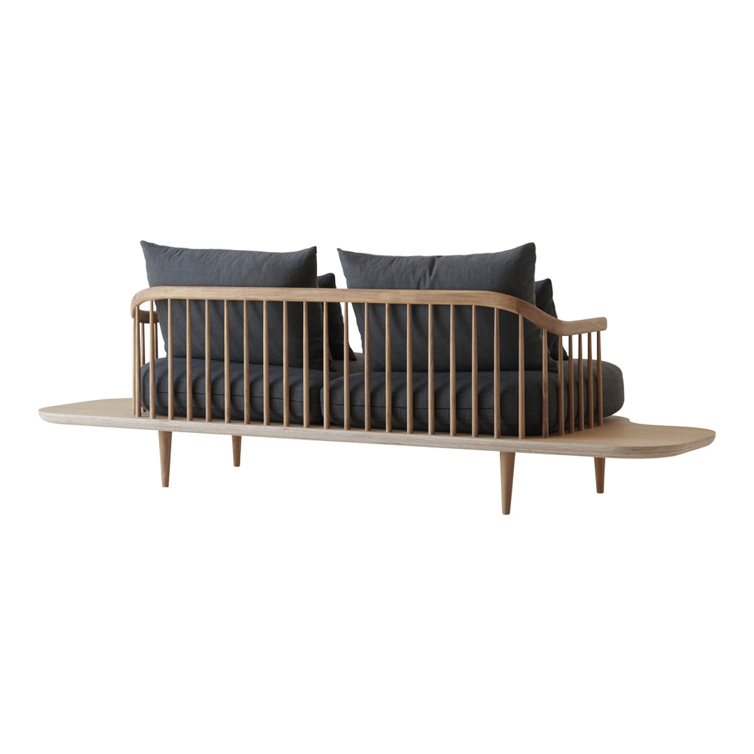 FLY SC3 2-Seater Sofa with Side Tables - Modern Living Room Furniture for Small Spaces | Perfect for Apartments, Condos & Cozy Home Decor
