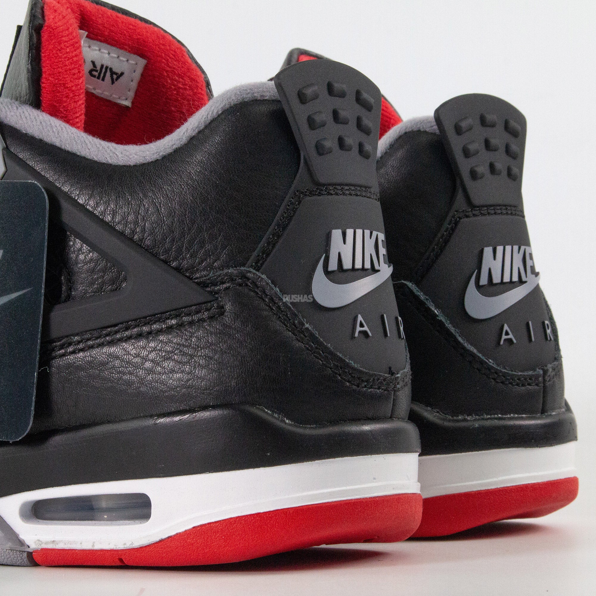 Air Jordan 4 Retro 'Bred Reimagined' GS (2024) - Classic Black & Red Basketball Shoes for Women & Girls - Perfect for Streetwear, Sneaker Collection & Casual Fashion