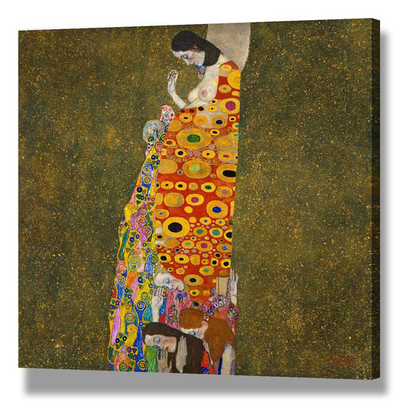 Gustav Klimt Marie Henneberg Portrait Wall Art Decor - Elegant Living Room Canvas Print for Home & Office Decoration