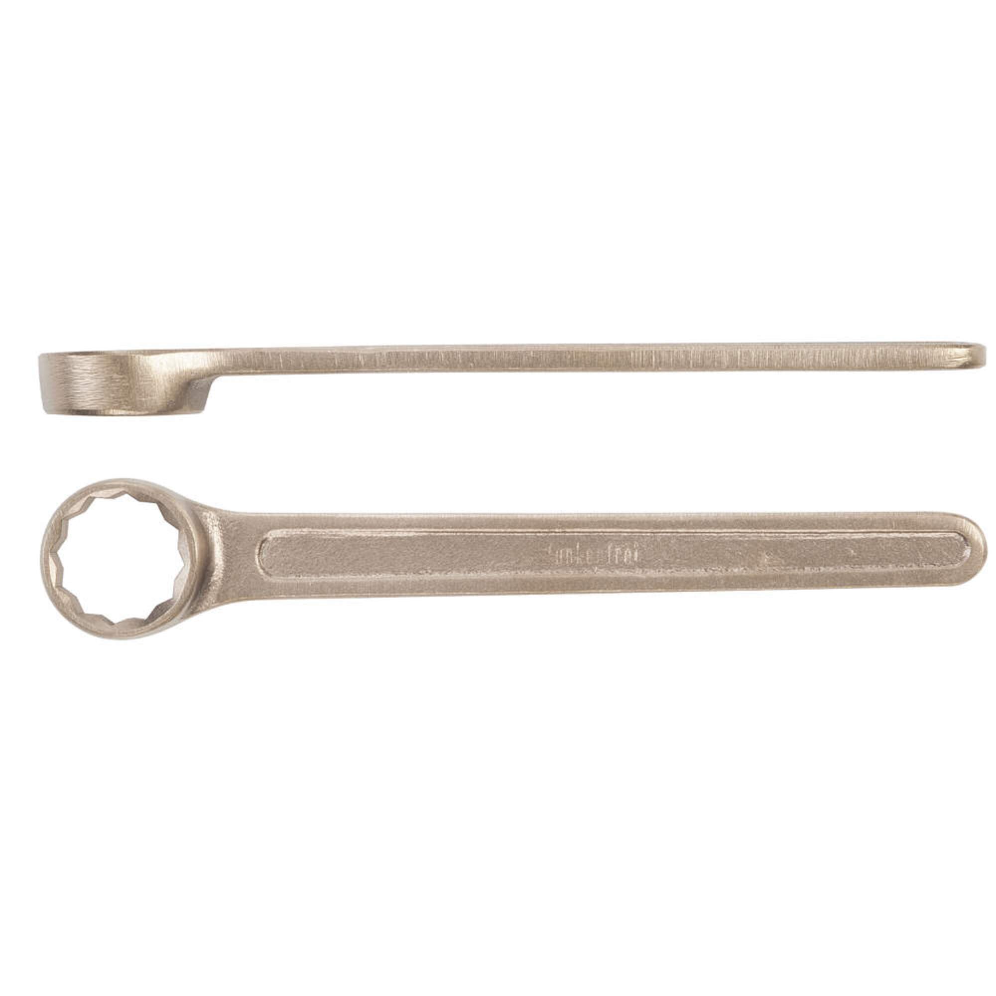 **Ampco Non-Sparking Safety Wrench - 20mm Box End, Non-Magnetic & Corrosion Resistant - Ideal for Oil Refineries, Chemical Plants & Hazardous Work Environments**