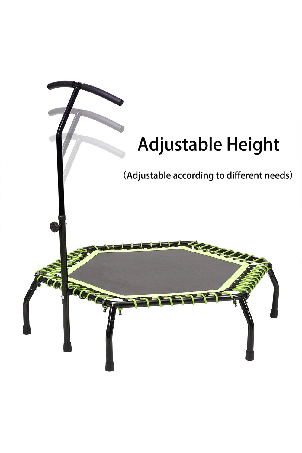 Best Mini Trampoline for Adults & Kids - Indoor/Outdoor Bungee Jumping Fitness Rebounder for Home Gym & Backyard Fun