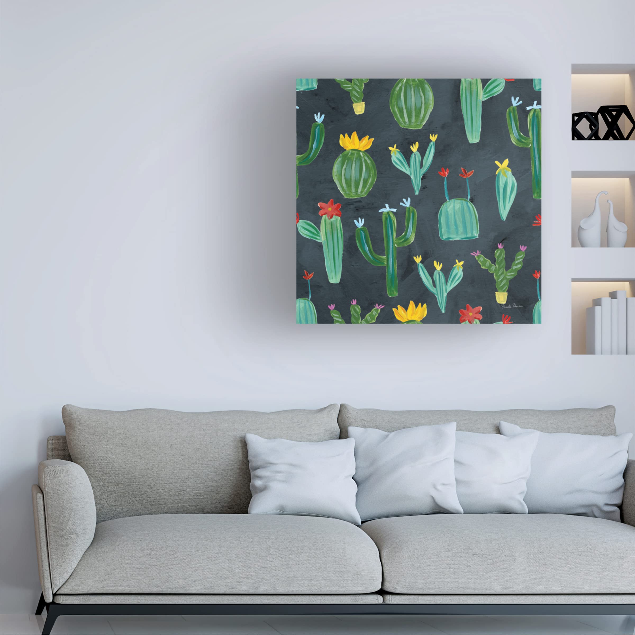 Sweet Dreams Bunny III Canvas Wall Art by Becky Thorns - Handmade Nursery Decor for Baby Rooms, Kids Bedrooms & Gift Ideas