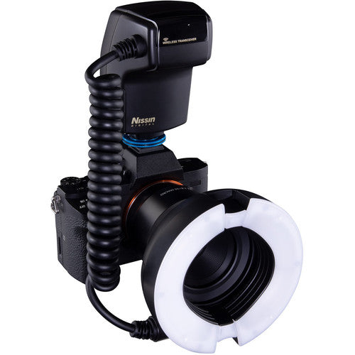 Nissin MF18 Macro Ring Flash for DSLR Cameras - Perfect for Close-Up Photography, Jewelry, Flowers & Dental Work