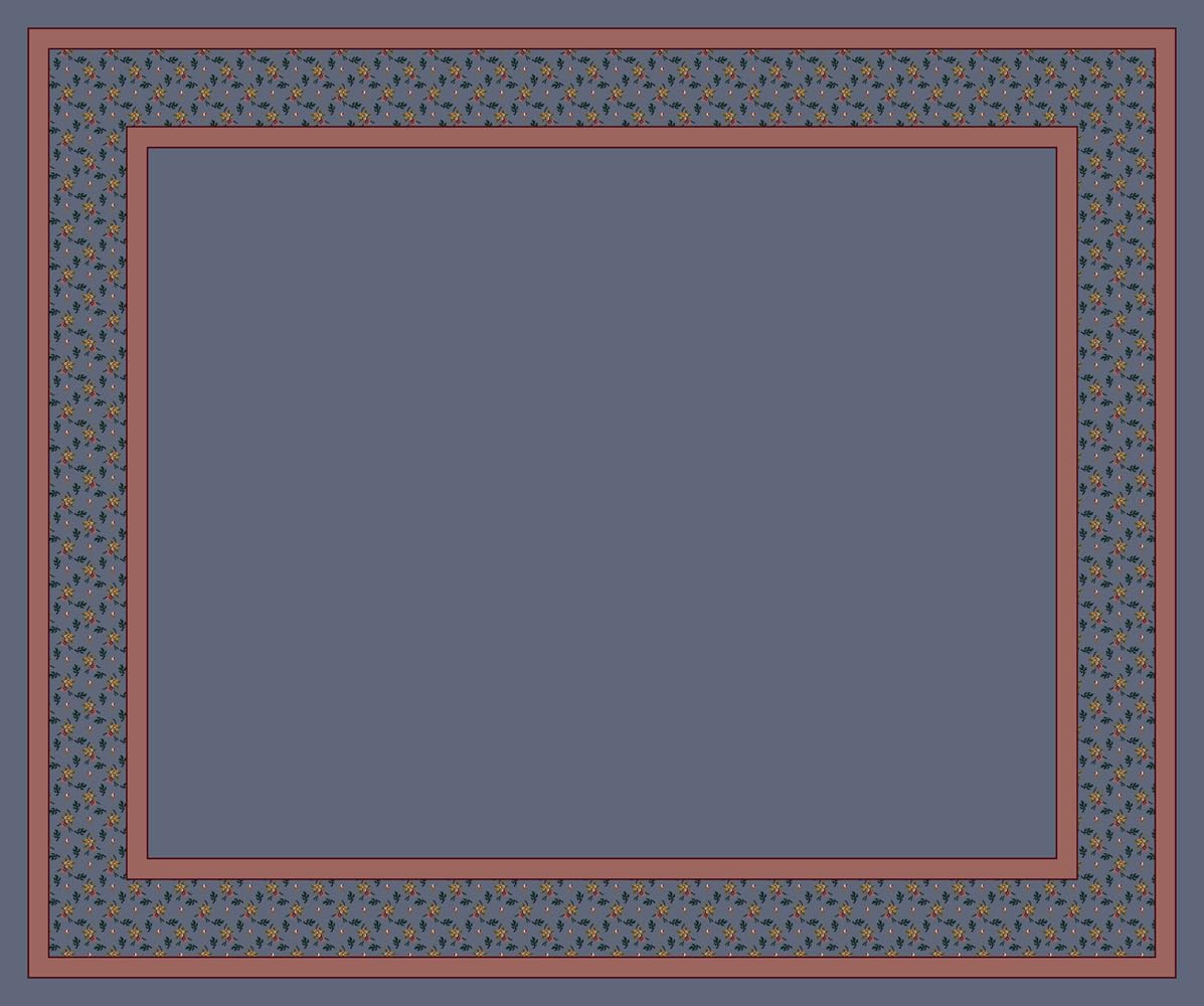 Luxury Lapis Blue Area Rug 10'9
