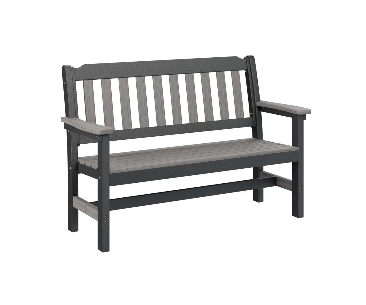 Berlin Gardens Outdoor Garden Bench - Heavy Duty Weather-Resistant Wooden Bench for Patio, Backyard, and Garden Seating - Perfect for Relaxing and Entertaining Guests