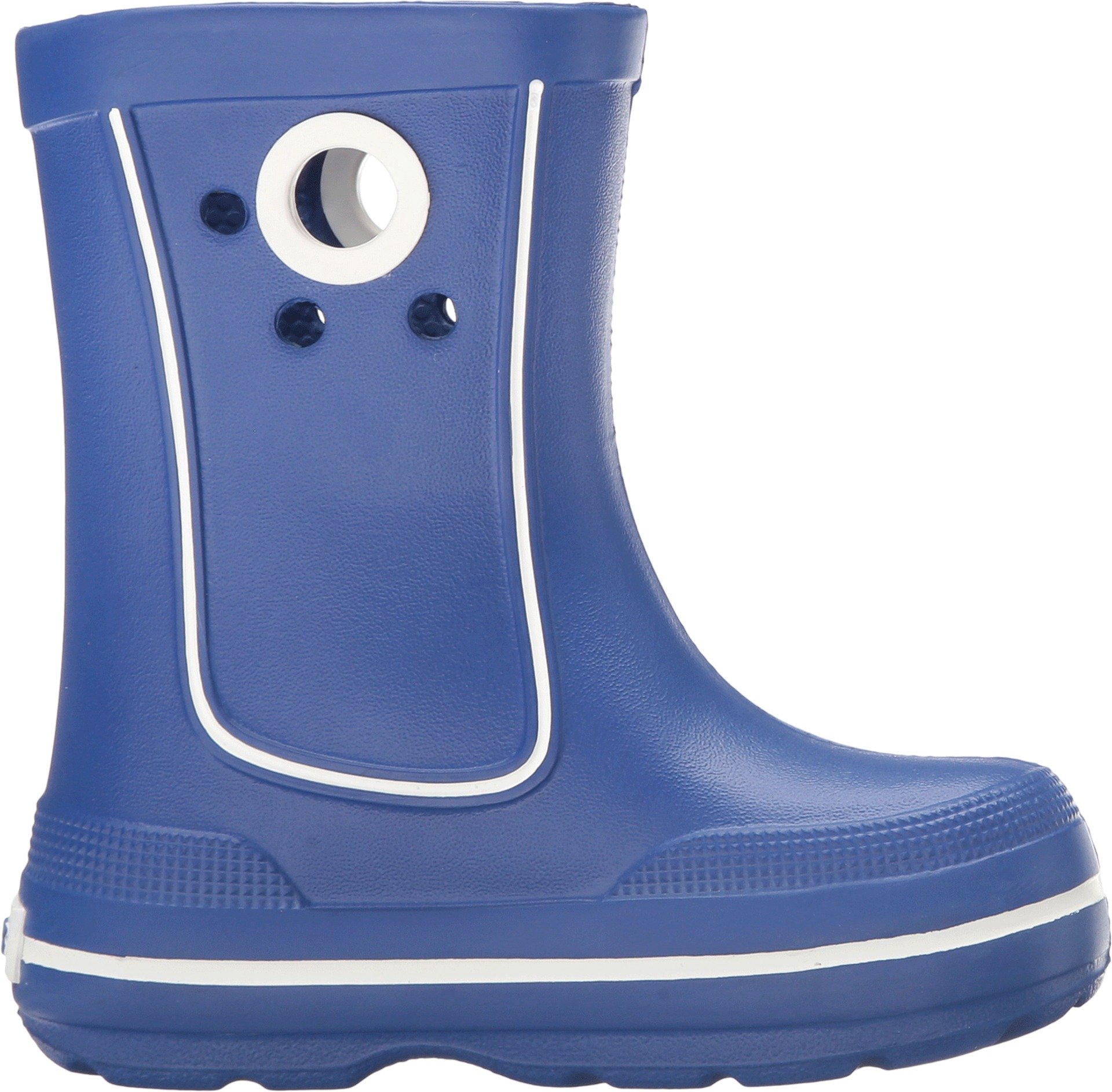 Crocs Kids' Crocband Jaunt Rain Boots - Waterproof & Comfortable Rubber Boots for Boys and Girls - Perfect for Rainy Days, Puddle Jumping & Outdoor Play