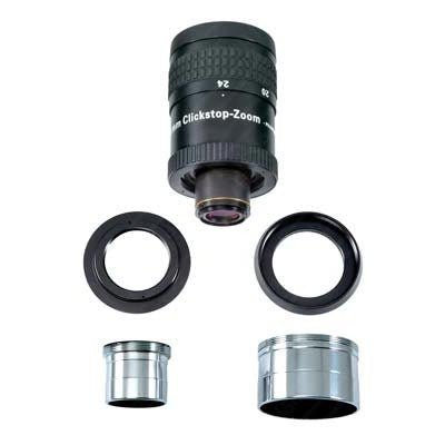 Baader Planetarium Hyperion 8mm-24mm Clickstop Zoom Eyepiece for Telescopes - Premium Wide Angle Astronomy Eyepiece for Stargazing, Moon & Planetary Observation