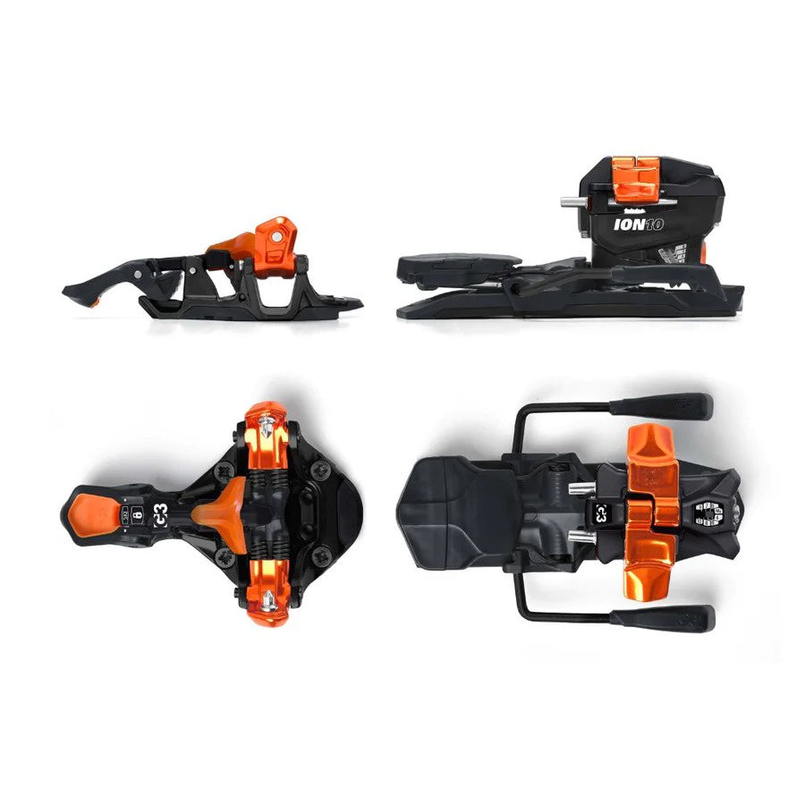 G3 2023 ION 10 Ski Bindings - High-Performance Alpine Touring Bindings for Backcountry & Resort Skiing