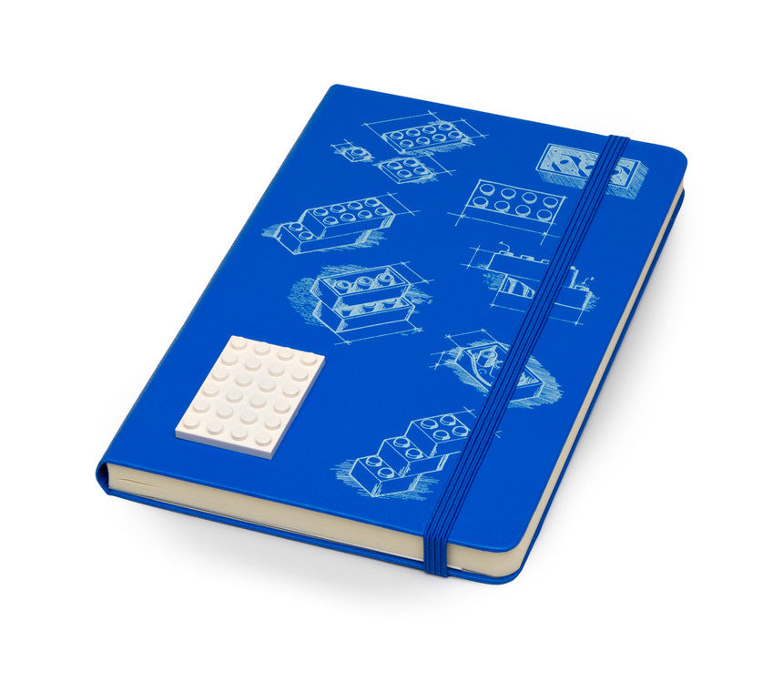 LEGO Moleskine Limited Edition Notebook - Large Size, Plain Pages, Blue Cover - Perfect for Collectors, Journaling & Creative Writing