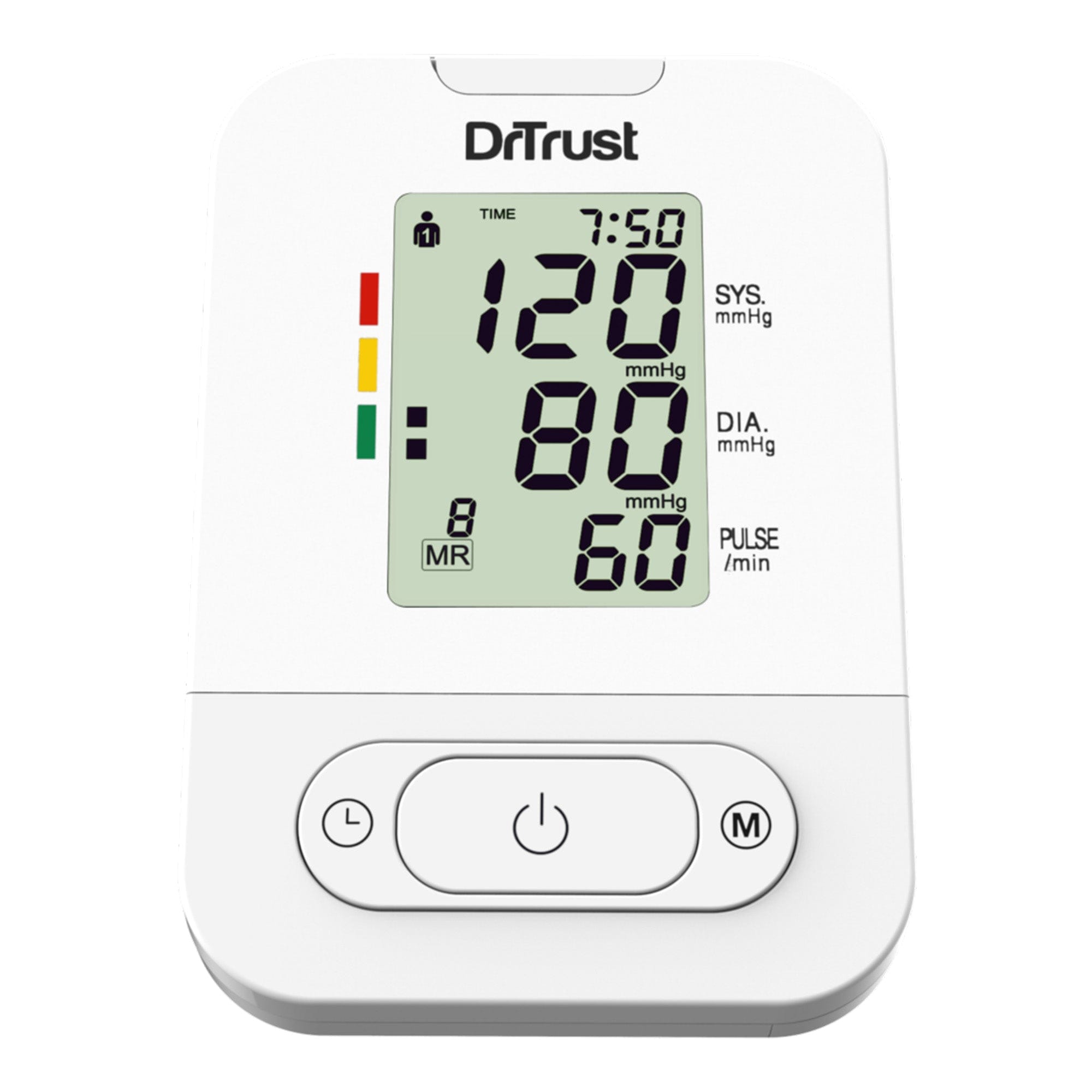 Dr Trust USA BP Check Pro Digital Blood Pressure Monitor 127 - Fully Automatic Arm Cuff with Adapter for Accurate Readings | Home Health Monitoring for Seniors & Adults | Perfect for Daily Checkups & Doctor Visits