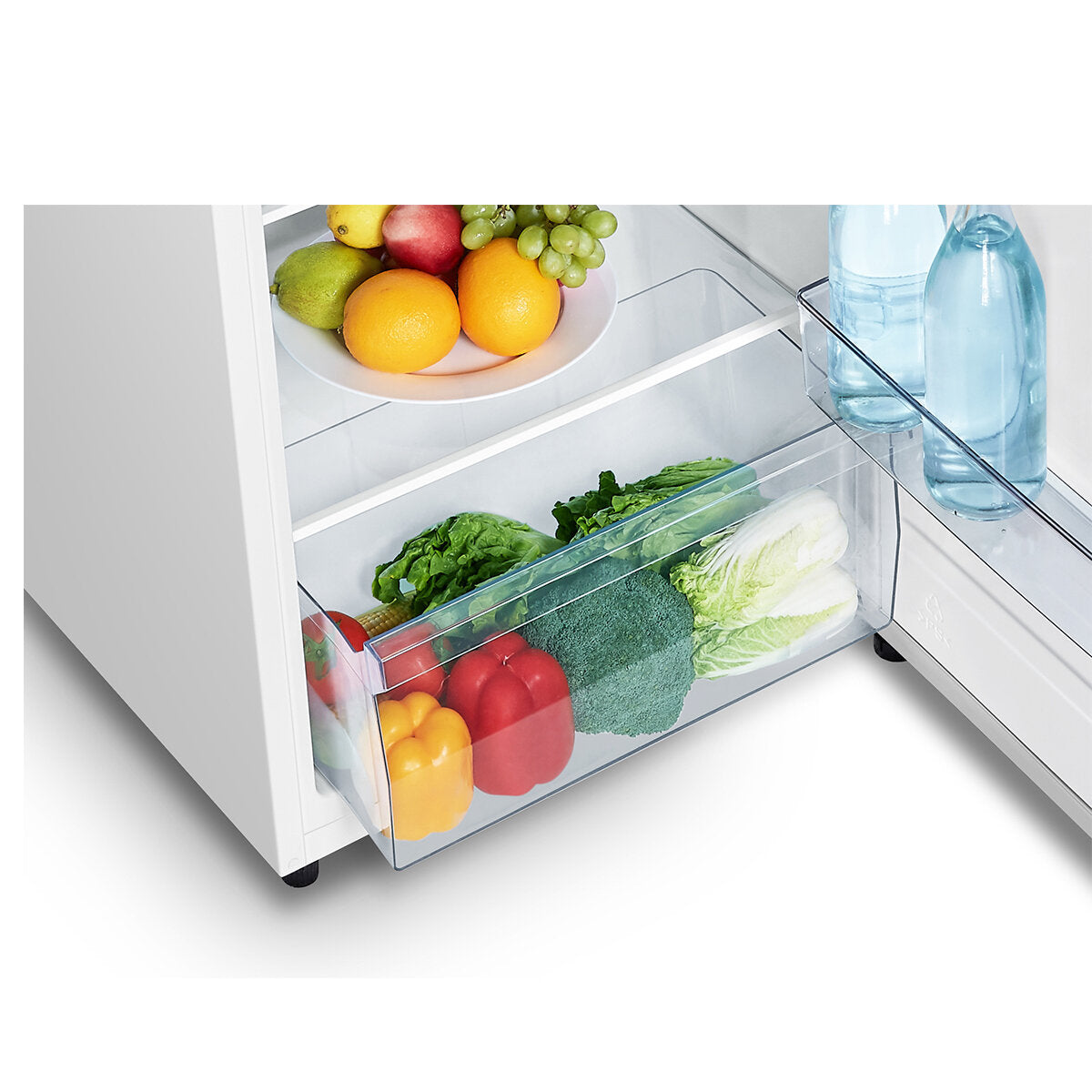 Westinghouse 242L Upright Refrigerator - Energy Efficient White Fridge with Adjustable Shelves (WRM2400WF) for Kitchen, Office, or Dorm Room Use