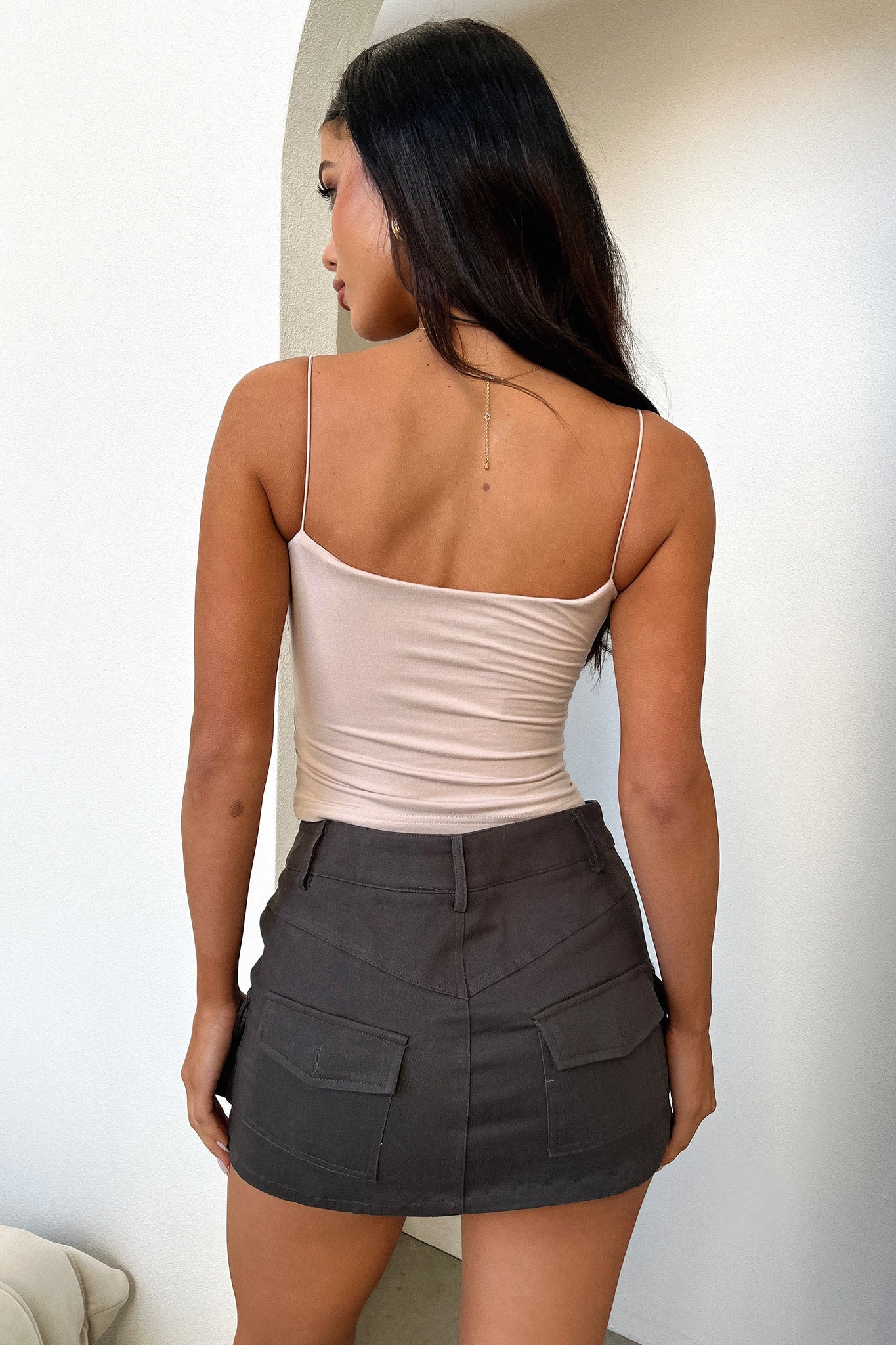 Irisa Women's Beige Tops - Casual Blouse for Everyday Wear, Office, and Outings | Soft & Comfortable Fabric