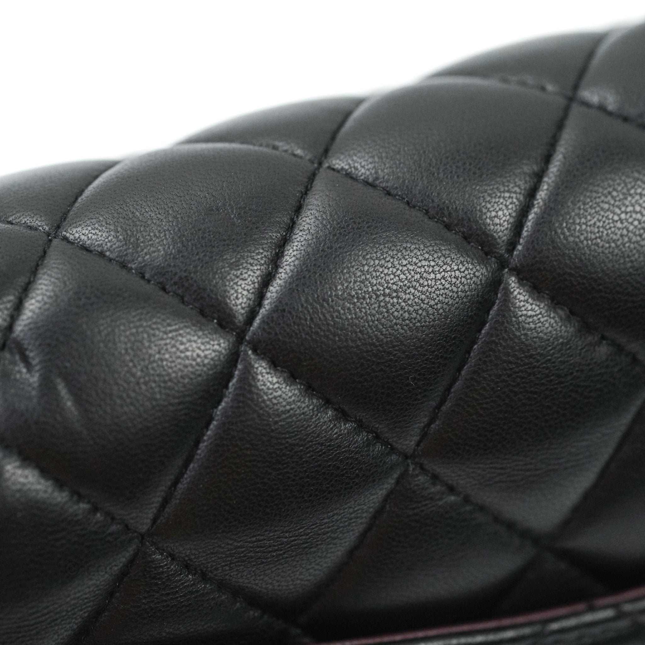 Chanel Classic Medium Double Flap Bag Black Lambskin Gold Hardware - Luxury Designer Handbag for Women, Perfect for Work, Evening Events & Special Occasions