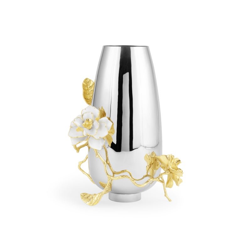Elegant Glass Gardenia Vase - Perfect for Home Decor, Wedding Centerpieces & Floral Arrangements
