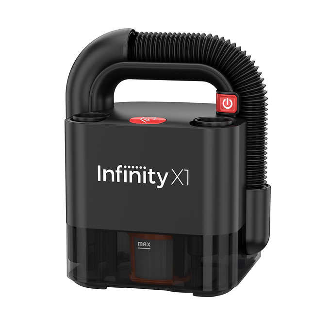 Infinity X1 20V Cordless Car Vacuum Cleaner - Powerful Handheld Auto Vacuum for Car Detailing, Home & Office Use - Quick Clean Pet Hair, Dust & Debris from Cars, Furniture & Tight Spaces