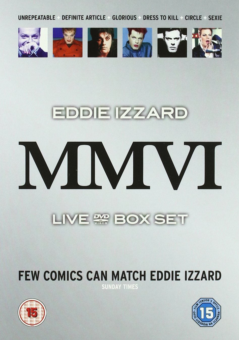 Eddie Izzard Comedy Box Set - Complete Collection [English Import] | Perfect for Stand-Up Fans & Comedy Lovers at Home