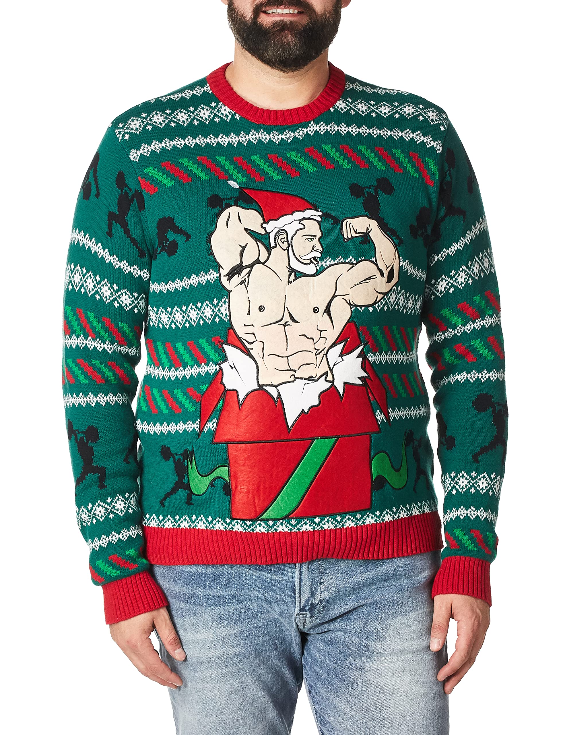 Blizzard Bay Men's Ugly Christmas Sweater - Festive Holiday Pullover for Fitness & Workouts | Perfect for Christmas Parties, Gym Sessions & Winter Outings