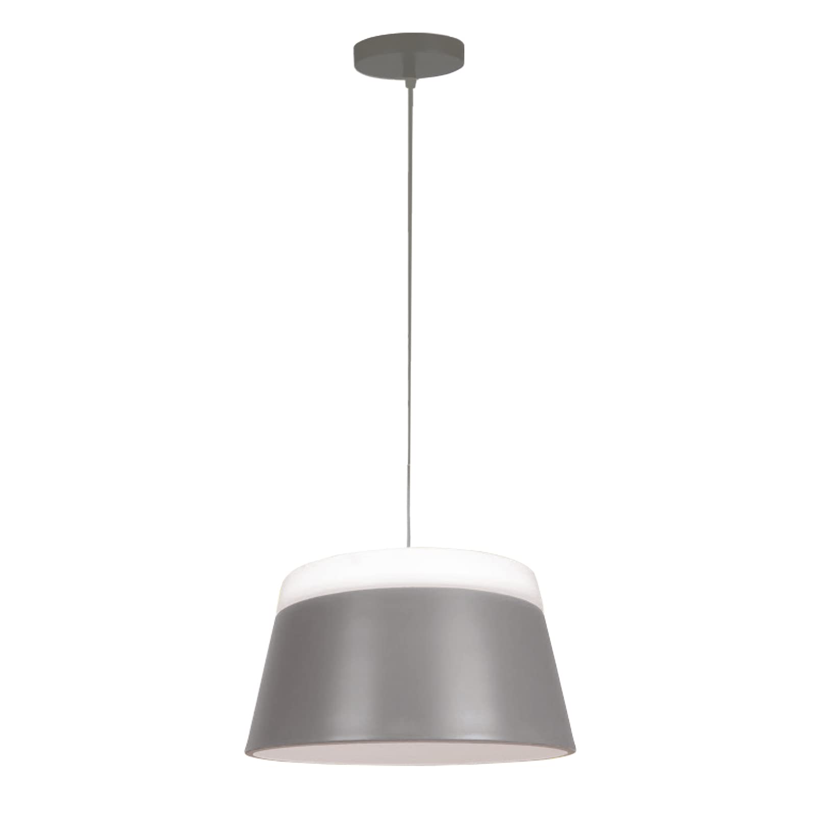 Xtricity Modern Grey Hanging Pendant Light Fixture with 14